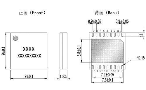 微封装锁相源SiP模块（9x9x1.8型）
